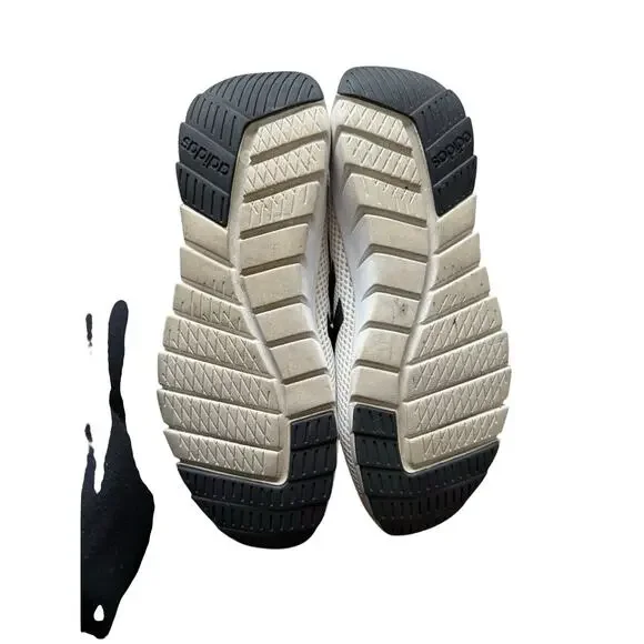 Adidas Asweego Gym Shoes , White and Black , Men's Size 9.5